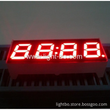 Super Bright Red 0.28" Common Anode Four-digit 7-segment Led Clock Displays 